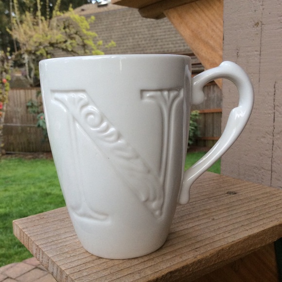 Lenox monogram mug fine china “N” American design